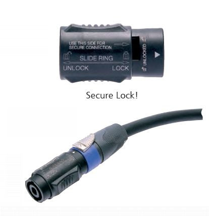 Neutrik NL4MMX Adattatore speakON 4 Poli Bloccabile