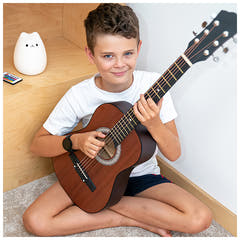 Chitarra acustica per bambini 1/2 – Nero opaco