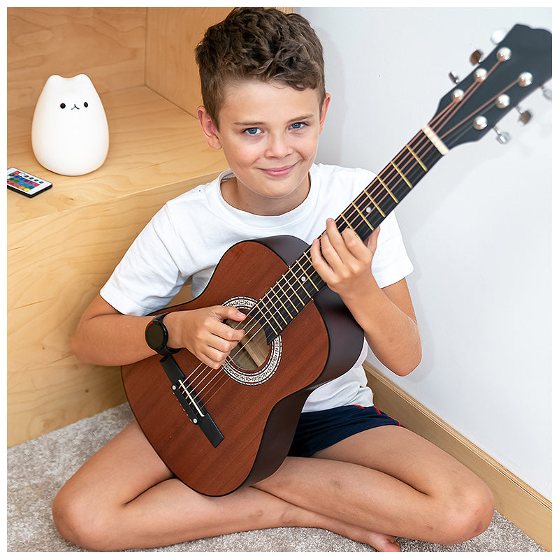 Chitarra acustica per bambini 1/2 – Nero opaco