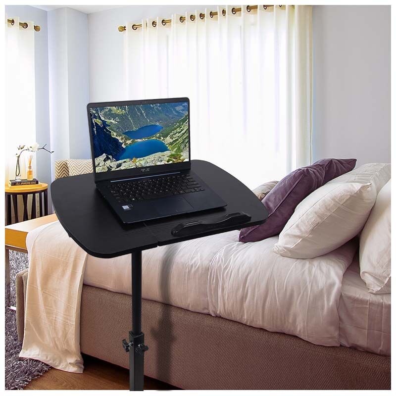 Tavolo per laptop regolabile con ruote