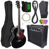 V-TONE EAG SET BK elektrisk akustisk guitar + forstærker