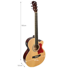 V-TONE EAG SET NT chitarra elettroacustica + amplificatore, Naturel