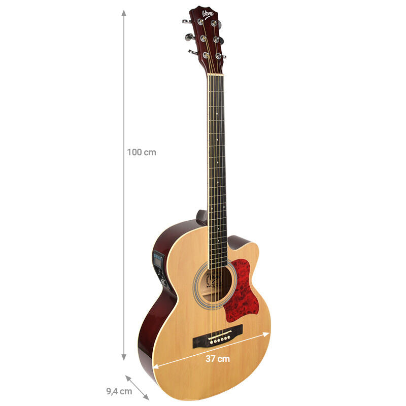 V-TONE EAG SET NT chitarra elettroacustica + amplificatore, Naturel