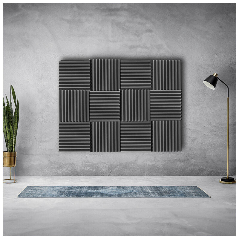 Pannelli acustici DNA AM1 12 pezzi Grigio