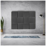 Pannelli acustici DNA AM1 12 pezzi Grigio