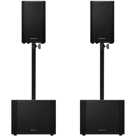 Pioneer DJ 2x XPRS-1152ST + 2x XPRS-102 Bundle