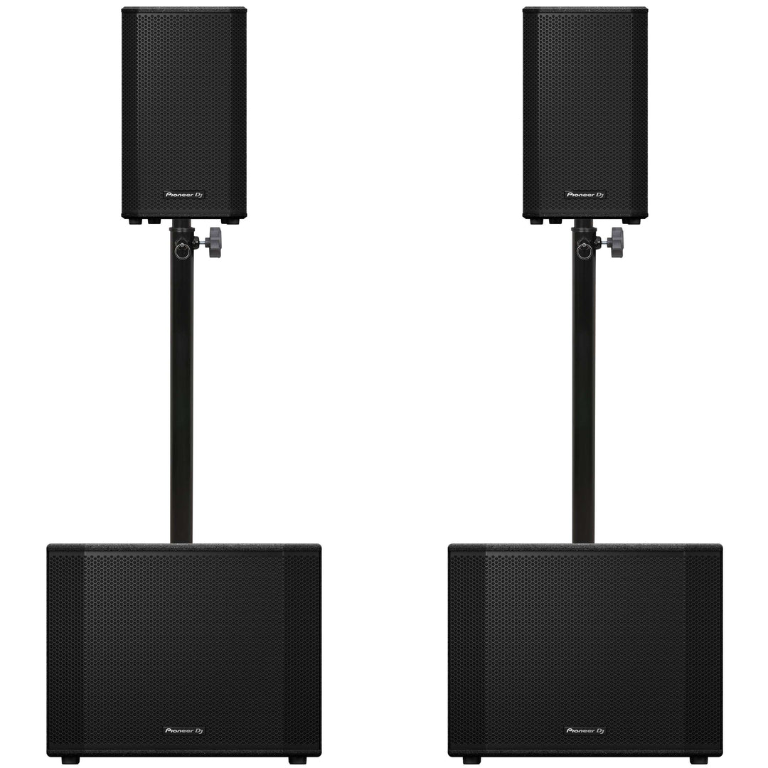 Pioneer DJ 2x XPRS-1152ST + 2x XPRS-82 Pacchetto