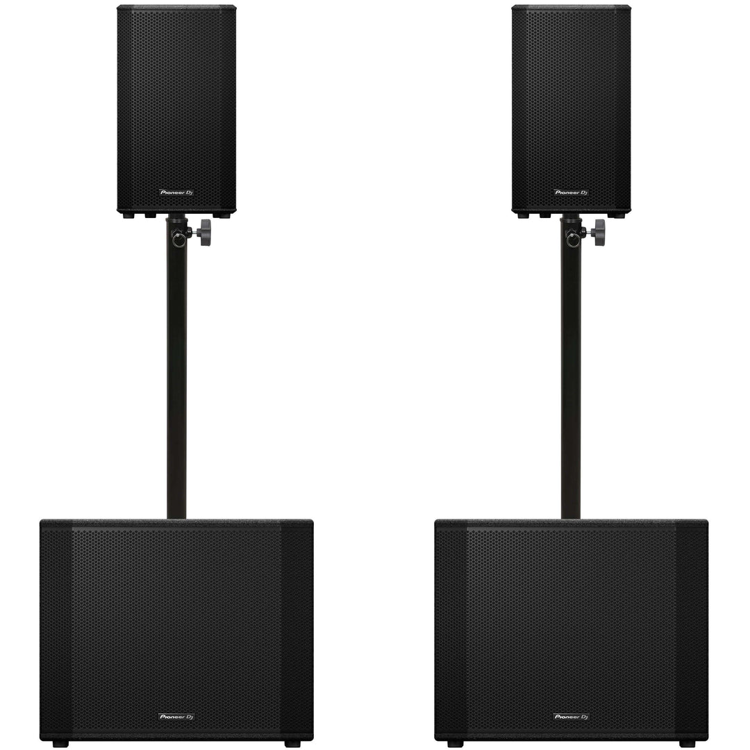Pioneer DJ 2x XPRS-1182ST + 2x XPRS-102 Pacchetto