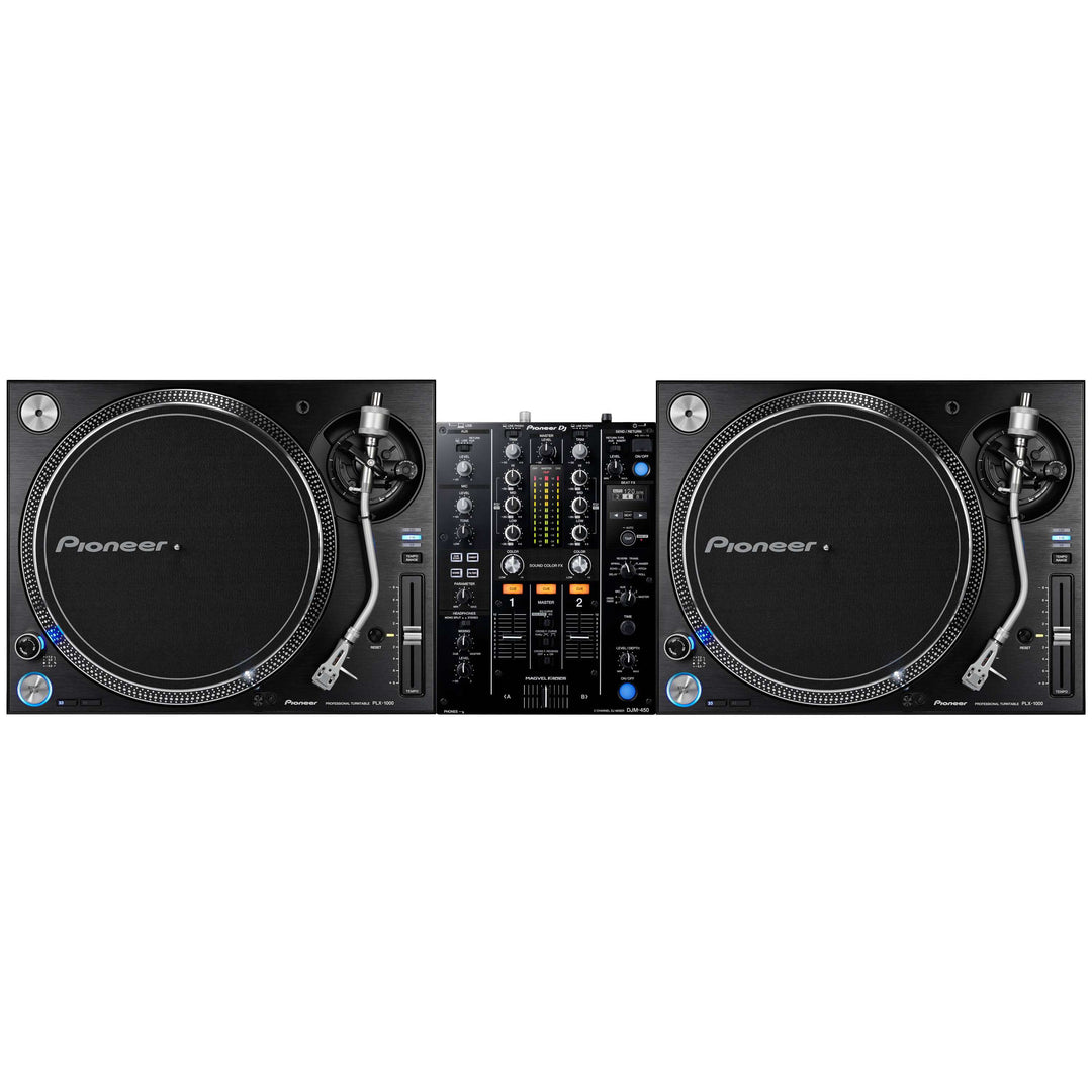 Pioneer DJ DJM-450 + PLX-1000 Bundle