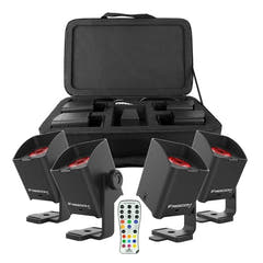 Chauvet FREEDOM H1 Lampada a Batteria 4 pz. con Borsa (nero)