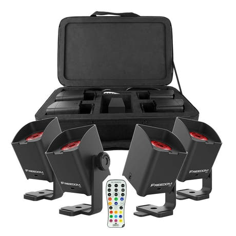 Chauvet FREEDOM H1 Lampada a Batteria 4 pz. con Borsa (nero)