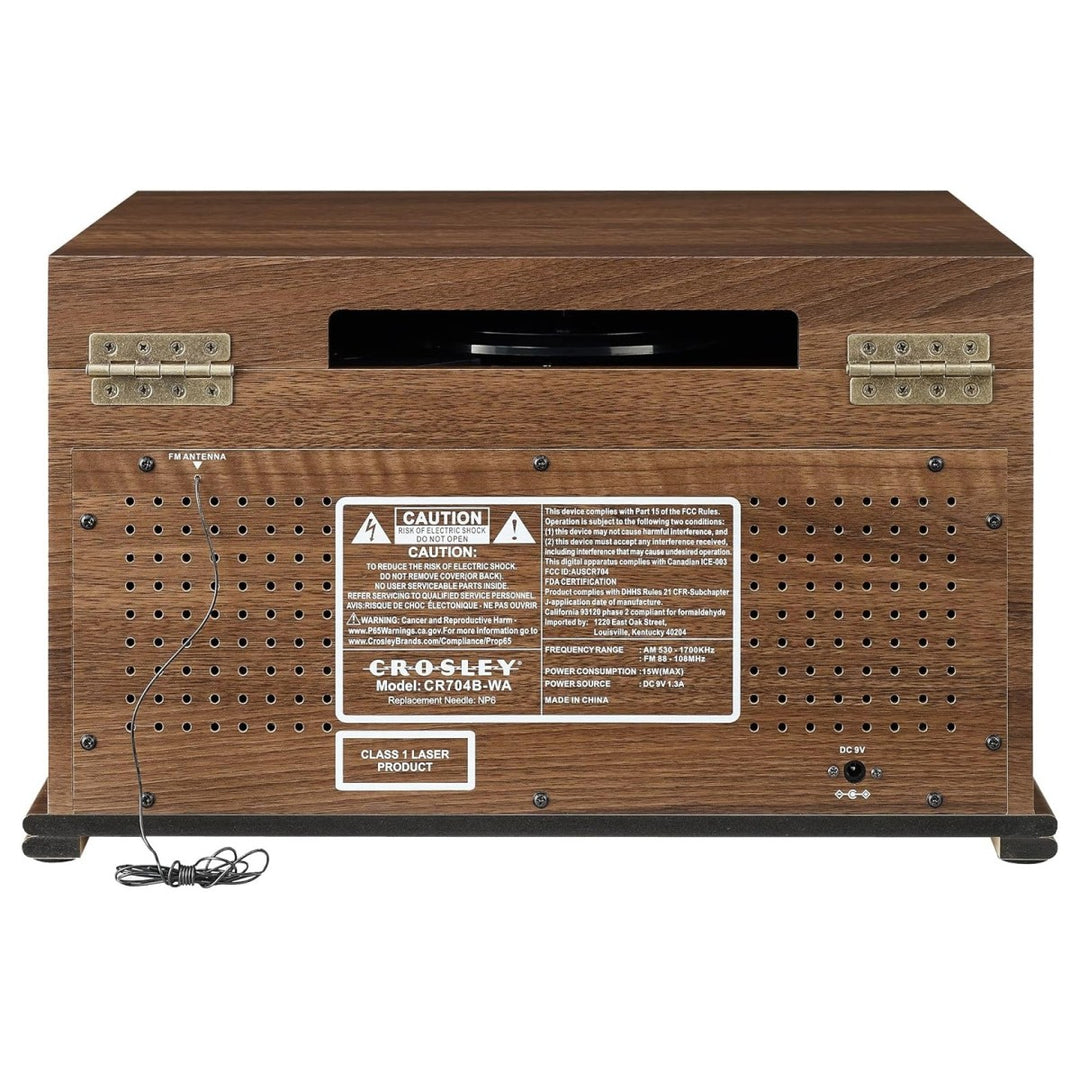 Crosley Musician impianto musicale 8-in-1, noce
