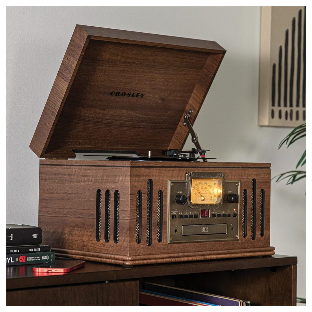 Crosley Musician impianto musicale 8-in-1, noce