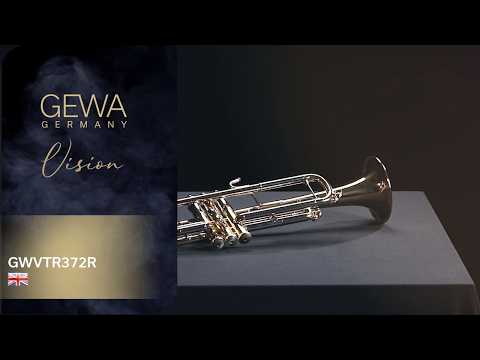 GEWA Vision TR372R Bb-trombe, verniciatura trasparente