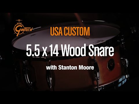 Rullante Gretsch USA Custom - 14" x 5.5" / 8 tiranti doppi