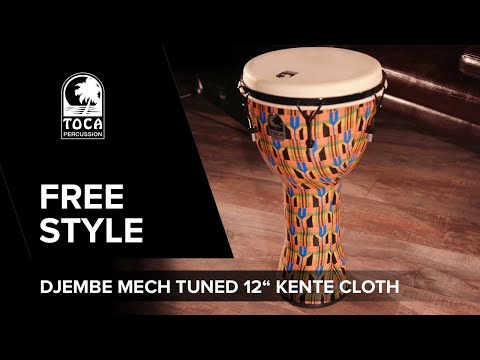 Toca Djembe Freestyle regolazione meccanica - Antique Silver (SFDMX-12AS)