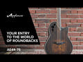 Applause Chitarra E-Acoustic AE44II Mid Cutaway - Vintage Varnish Satin (AE44-7S)