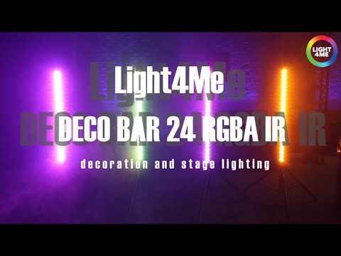 LIGHT4ME DECO BAR 24 RGBA IR-striscia luminosa
