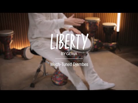 GEWA Djembé Liberty Series accordato meccanicamente - 10" Crazy Neon