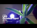 EUROLITE LED Faretto da esterno 15W RGBW con picchetto