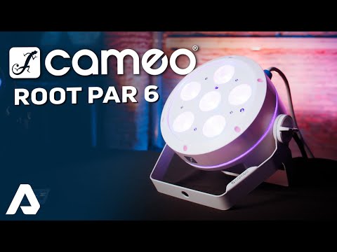 Cameo ROOT® PAR 6 WH SÆT 1 - Set che include 4 x CLROOTPAR6WH incl. telecomando IR (CLPFLAT1REMOTE)
