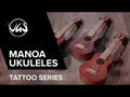 GEWA Ukulele soprano Manoa Tattoo - Soprano (Design Inca)