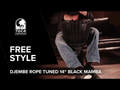 Toca Djembe Freestyle accordato a corda - African Sunset (SFDJ-14AFSB)