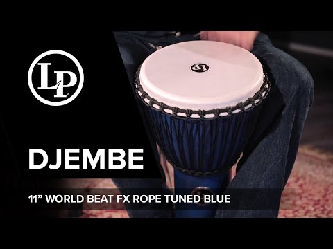 Latin Percussion Djembe World Beat FX con accordatura a corda - Rame (LP724C)