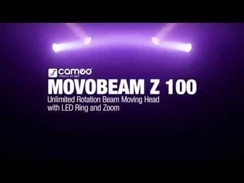 Cameo MOVO BEAM Z100 - moving head Beam con rotazione illimitata, anello LED e zoom