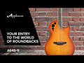 Applause Chitarre elettroacustica Super Shallow Cutaway - Honeyburst Satin (AE48-1I)