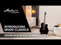 Applause E-Acoustic chitarre Wood Classics AED96-5HG Black Gloss Electro - Black high gloss (AED96-5HG)
