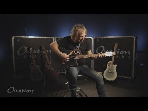 Adamas E-Acoustic Chitarre 2087GT Deep Contour Cutaway - Black (2087GT-5-G)