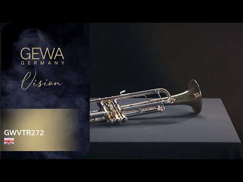 GEWA Vision TR272 trombe in Sib, vernice trasparente