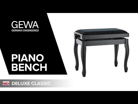 Panchina per pianoforte GEWA Deluxe Classic - Noce opaco
