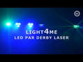 Light4Me T-Bar Par LED Derby Laser MultiBar