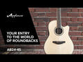 Chitarra acustica-elettrica Applause AB24II CS Mid Cutaway - Natural Satin (AB24-4S)