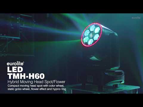 EUROLITE LED TMH-H60 Hybrid Teste Mobile Spot/Flower