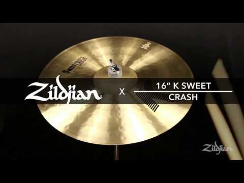 Zildjian 16" K Sweet Piatto crash