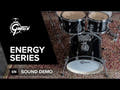 Gretsch Energy batteria 20", Black, con Paiste 101 (2 piatti)