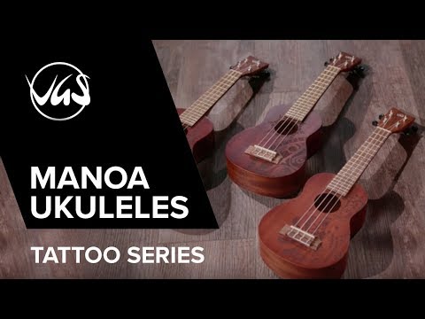 GEWA ukulele soprano Manoa Tattoo - Soprano (Maori Design)