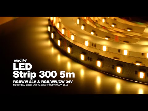 Striscia EUROLITE LED 300 5m 5050 RGB/WW/CW 24V