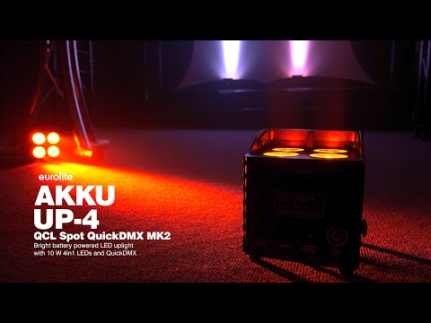 EUROLITE AKKU UP-4 QCL Faretto QuickDMX MK2