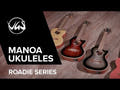GEWA Ukulele E-Acoustic Tenor Manoa Roadie - E-A Tenor (Silver Shadow)