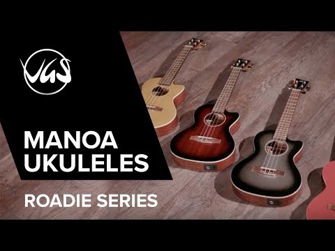 GEWA Tenor E-Acoustic Ukulele Manoa Roadie - E-A Tenor (Silver Shadow)