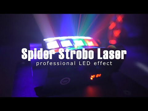 Light4Me SPIDER STROBO LASER LED-effetto luminoso