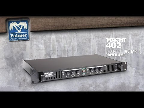 Palmer MACHT 402 - 19" amplificatore stereo per chitarra
