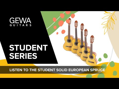 GEWA chitarre classica Student Solid Top - 1/4 Natural