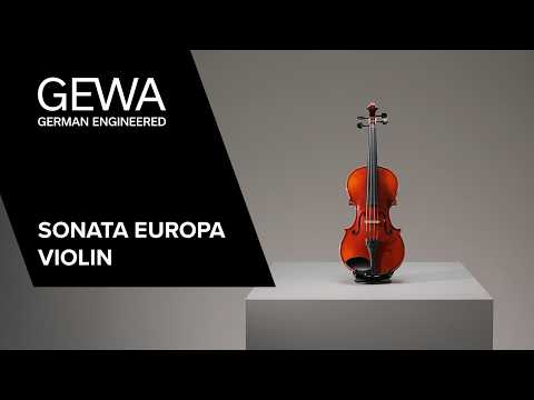 Violino GEWA Sonata Europa 4/4 con custodia sagomata e archetto in massaranduba