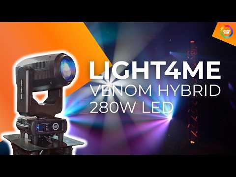 LIGHT4ME VENOM HYBRID 280W testa mobile ibrida