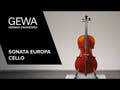 GEWA Sonata Europa violoncello 1/4, satinato